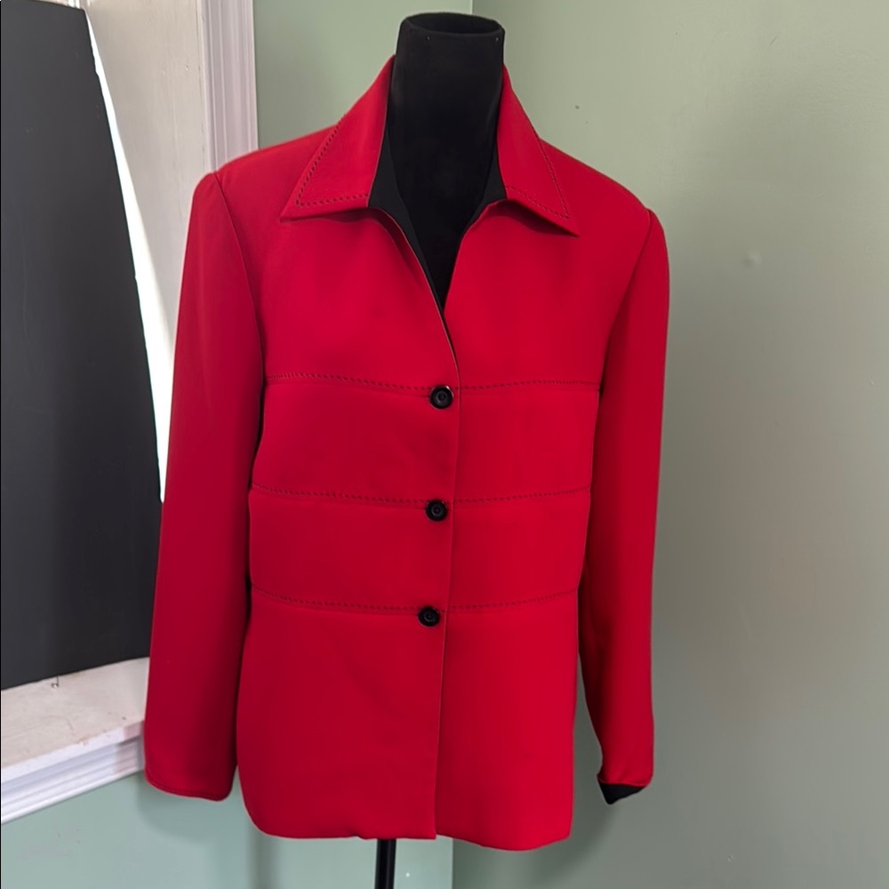 Studio I red jacket size 16